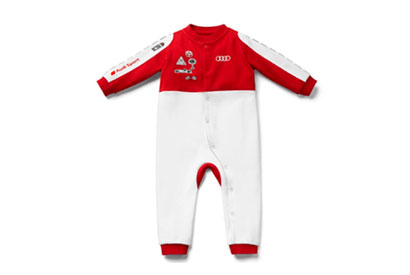 Комбінезон-«боді» у вигляді гоночного костюма Audi Sport Baby
